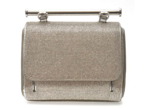 Geanta ALDO argintie, BLING CHIC 042, din piele ecologica