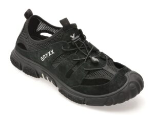 Pantofi GRYXX negri, 240126, din material textil