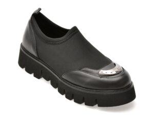 Pantofi EPICA negri, 1462602, din material textil
