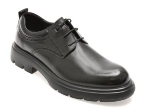 Pantofi EPICA negri, 52030, din piele naturala