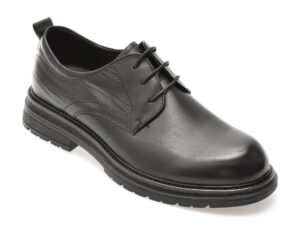 Pantofi EPICA negri, 9755, din piele naturala