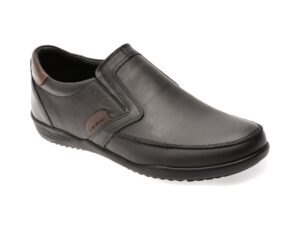Pantofi OTTER negri, 220, din piele naturala