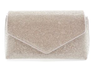 Geanta ALDO argintie, BLINGITA 973, din material textil